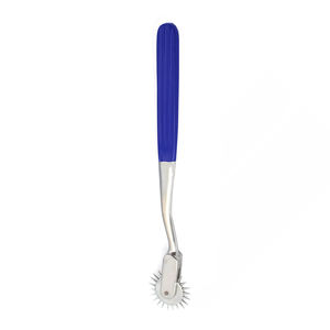 Wartenberg Neuro Pinwheel de qualité chirurgicale 1 tête poignée enduite de bleu pour les tests sensoriels couleur argent en acier inoxydable - Product Image 5