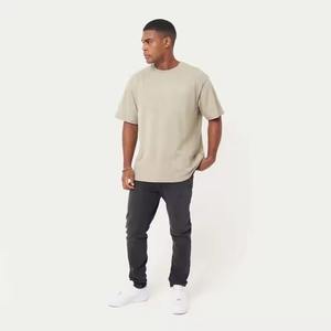 Camiseta Oversize Negra con Estampado Desgastado para Hombre y Mujer, Estilo Vintage Personalizado, Lavado Ácido, Algodón Grueso, 2025 - Product Image 6