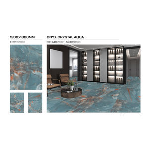 Carreaux de sol en grande dalle de porcelaine de bonne qualité finition brillante du fabricant indien avec le meilleur prix et la meilleure qualité - Product Image 3