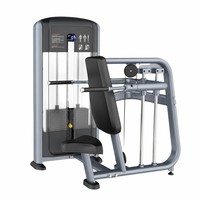 Máquina de Sentadillas Comercial con Pila de Pesas de 85 kg, Equipo de Entrenamiento de Fuerza para Tríceps para Gimnasios Comerciales