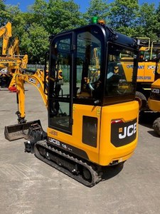 Best Factory Price Used JCB 19C-1 Mini Excavator Crawler Yellow for Engine 120kW High Digging Power 2-Year Warranty - Product Image 3