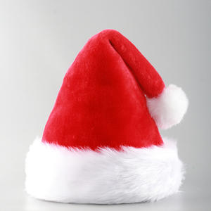 Precio bajo Decoración de fiesta de Navidad Sombrero de Año Nuevo Gorras de Papá Noel verdes y blancas Sombrero de Navidad de Papá Noel para adultos Niños - Product Image 3
