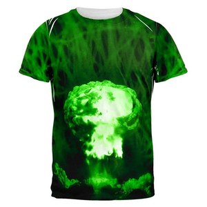 Camisetas Casuales Duraderas para Hombre, de Secado Rápido, de Algodón y Fibra de Bambú, Tejido de Punto, Impresión por Sublimación, Corte Ajustado, Manga Corta - Product Image 1