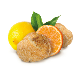 Amaretti Suaves de Mombaruzzo con Limón y Mandarina 250g, Mezcla Italiana de Galletas de Almendras Sin Gluten, Cavalier Vicenzi - Product Image 1
