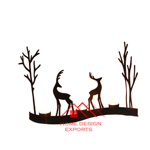 Table Top Decoration & <b>Dinner</b> Table Decor Elevated Design Best Seller Nested Design t Light <b>Candle</b> Holder in Black Finished - Product Image 4