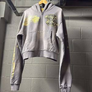 Sweat à capuche en polaire d'hiver, brillant, avec logo personnalisé, streetwear, designer, strass, hip hop, homme et femme - Product Image 1