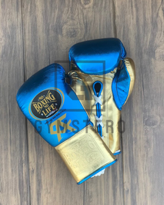 Equipo de Boxeo de Primera Calidad, Guantes de Boxeo de Cuero Vacuno Genuino Personalizados, Multicolores, de Dedo Completo, con Cierre de Gancho y Bucle - Product Image 3