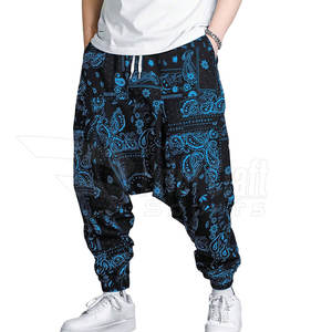 Vêtements de mode En stock Pantalon de jogging baggy sublimé de grande taille pour homme - Product Image 1
