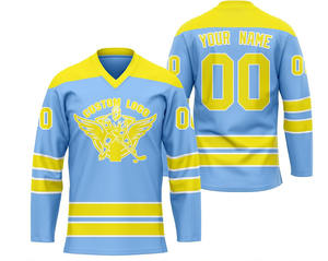 Best Price Tenzo Intl 2026 Custom Sublimation Ice <b>Hockey</b> Jerseys High Quality Custom Logo Breathable Quick Dry Unisex Adult - Product Image 4