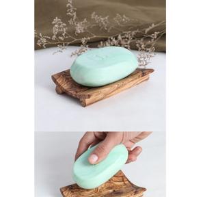 Jabonera Tradicional Hecha a Mano con Diseño Antideslizante y Duradero para Lavabo de Baño - Sólida para Bandeja de Jabón, Suministro Mundial - Product Image 3