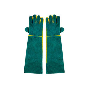 Guantes de jardinería de cuero dividido de piel de vaca 100%, superventas, guantes de soldadura, cómodos guantes de seguridad de soldadura protectores de manos - Product Image 3