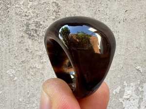 Anillo de Cuerno de Búfalo Hecho a Mano, Anillo Natural Único para Hombres y Mujeres, Ideal para Regalos, Cumpleaños y Ocasiones Especiales - Product Image 4