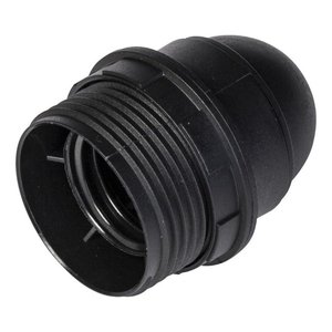 1 ชิ้น สีดำ E27 PP0484 ฐานโคมไฟดีไซน์หรูหราสำหรับอุปกรณ์ให้แสงสว่างของคุณ - Product Image 1