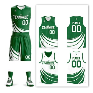 Uniformes de Baloncesto Personalizados para Hombre, de Alta Calidad, Transpirables, con Sublimación, Crea el Uniforme de tu Equipo de Baloncesto con tu Logotipo Personalizado - Product Image 2