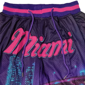 Shorts de basketball pour hommes en mesh imprimé avec poches, style streetwear hip-hop, grandes tailles, séchage rapide, respirant, coupe décontractée - Product Image 5