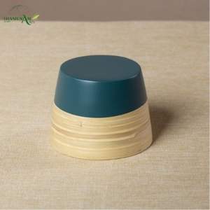 Jardinière en bambou tressé - Design moderne écologique, légère et durable pour une utilisation en intérieur/extérieur - Product Image 6