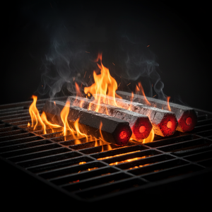 Briquetas de Carbón de Cáscara de Coco Ecológicas sin Humo de Calidad para Restaurantes, con 4-6 Horas de Duración para Cocinar a la Parrilla y Calor Industrial - Product Image 1