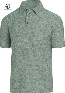 เสื้อยืดโปโลสำหรับผู้ชายเสื้อโปโลถักแบบระบายอากาศได้ดีปักโลโก้ออกแบบได้ตามต้องการ350GSM ใหม่ - Product Image 6