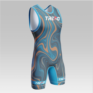 Combinaison de lutte pour hommes, uniforme personnalisé, sublimation, ajustement extensible, vente en gros, combinaison respirante de lutte de haute qualité - Product Image 3