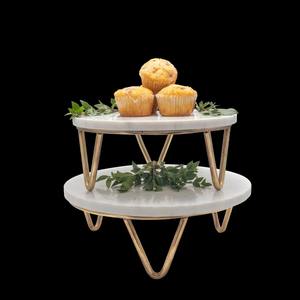 Support à gâteau en marbre blanc pour la maison, la cuisine, le service quotidien de desserts, les repas en famille et les réceptions décontractées, vente en gros en provenance d'Inde - Product Image 4