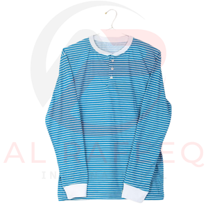 Camisa de algodón de manga larga para hombre de alta calidad, secado rápido, transpirable, estampado personalizado con patrón sólido, Material de poliéster/algodón - Product Image 4