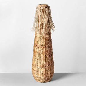 Jarrón de Jacinto de Agua Natural para Decoración de Sala de Estar con Textura Tejida a Mano y Estilo de Fibra Orgánica - Product Image 5