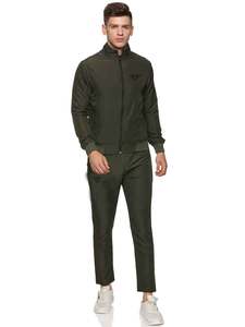 Men's Custom Logo Printed 2-Piece Gym Streetwear Tracksuit <b>Embroidery</b> Jacket Pants <b>Set</b> for Winter Jogging - Product Image 2