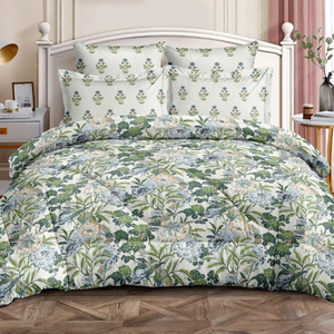 <b>White</b> Quilted Embroidery <b>Bedspread</b> Set | 3-Piece Microfiber Comforter Bedding OEKO-TEX Certification | High Quality Customizable - Product Image 3