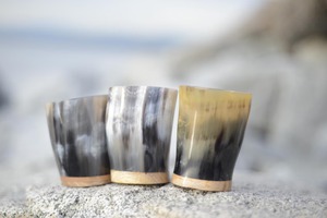 Cuerno de búfalo natural hecho a mano éticamente, vidrio de alta calidad con embalaje histórico para una vida sostenible al precio más bajo - Product Image 5