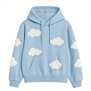 Sudadera con Capucha Unisex de Alta Calidad, 100% Algodón, Gruesa, con Relieve, Personalizable con Logotipo, Sudadera con Capucha de Felpa Francesa - Product Image 1