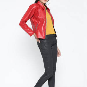 Chaqueta de cuero ligera de talla grande para mujer, ropa de invierno transpirable, chaqueta de cuero para mujer para adulto - Product Image 4