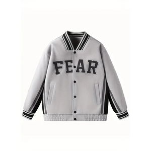 แจ็กเก็ตขนสัตว์สำหรับผู้ชายเสื้อแจ็กเก็ตขนสัตว์สวมใส่สบายเหมาะกับการสวมใส่ในชีวิตประจำวันและความสบายของนักกีฬา - Product Image 1