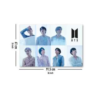 ดีไซน์โปสเตอร์ทันสมัยสำหรับ BTS ของตกแต่งผนังสุดเก๋ - Product Image 3