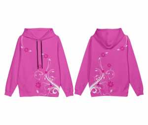 Qualité supérieure automne et hiver femmes pull à capuche surdimensionné Logo personnalisé coupe à capuche tricot tissu cravate-teinture impression - Product Image 5