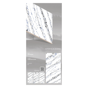 Paredes de porcelana de alto brillo Premium de 600x1200mm Pisos Calidad de exportación India Azulejos vitrificados Espacios de diseño contemporáneo - Product Image 2