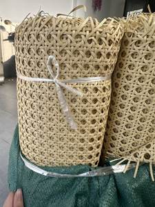 Sangle de canne en rotin à maille ouverte Offres Spéciales, canne de sangle en rouleau de rotin hexagonal en plastique naturel PE pour la décoration de meubles - Product Image 6