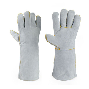 Guantes de soldador de seguridad en el trabajo de alta calidad, protección de manos, guantes de trabajo de soldadura Tig de cuero de vaca para uso General - Product Image 6