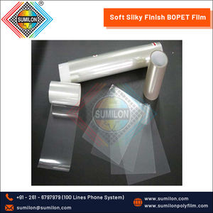 Rollo de película BOPET de 50cm de tamaño personalizado 2024, el más vendido, transparente, liso, de poliéster transparente, acabado suave y sedoso, fundición excepcional - Product Image 4