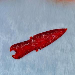 Hermosa Daga de Obsidiana Roja de 6 Pulgadas, Tallada a Mano, Artesanía de Piedra Semipreciosa de Primera Calidad, Figura Decorativa, Amuleto Wiccano para el Hogar - Product Image 4
