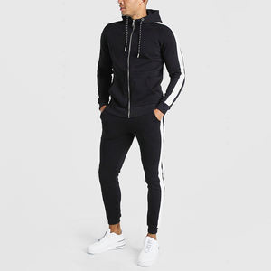 Haute qualité 100% coton polaire vêtements de sport personnalisé hommes maternité solide Jogging costume survêtement survêtement - Product Image 1