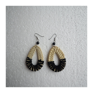 Daily Stylish Drop Jewelry- Boho chic jewelry classic accessories - Handmade Wooden Vine Weave Rattan <b>Earrings</b> - Retro <b>earrings</b> - Product Image 4