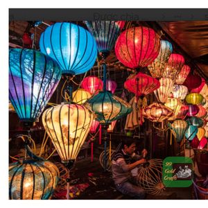 Lanternes en soie de Hoi An les plus vendues du Vietnam, design traditionnel pour la décoration d'événements, les boutiques et les restaurants - Product Image 3