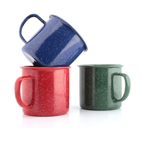 Tasse en métal traditionnelle avec revêtement en émail pour la maison et l'hôtel, design unique, tasses de boisson de bonne qualité pour le restaurant