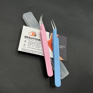 Pince à épiler d'extension de cils en acier inoxydable de qualité chirurgicale de haute qualité - Product Image 3