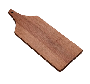 Ustensiles de cuisine de couleur marron forme demi-marbre et bois Design unique Planche à découper en bois Bloc à découper pour fromage - Product Image 3