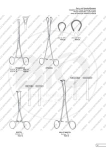 Nouvelle pince de préhension intestinale et tissulaire WILLET-MARTAL professionnelle de haute qualité dents 16 cm pince de maintien en acier inoxydable - Product Image 4