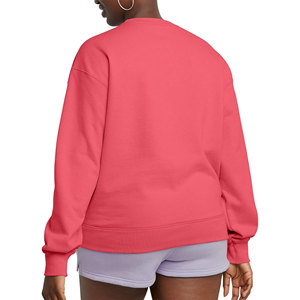 Sweat-shirt pour femme avec logo personnalisé OEM, coupe ample, col rond, en molleton, décontracté, confortable, écologique, automne-hiver - Product Image 2