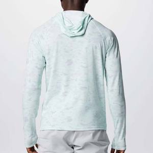 Camisas de pesca de manga larga con protección solar para hombre, UPF 50, ligeras, impermeables, sublimación, Anti Uv, con capucha, ropa de pesca - Product Image 2