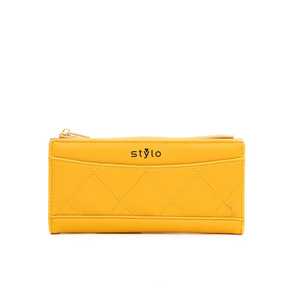 Yellow Casual P70760 Wallet <b>Cosmetic</b> <b>Bags</b> & <b>Cases</b> - Product Image 3