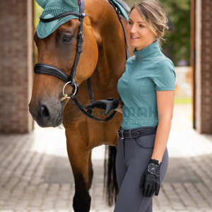 ผ้าคลุมหน้าหูโครเชต์รูปม้าสวยงาม, หมวกถักแบบพรีเมียมน้ำหนักเบาระบายอากาศได้ทำจากผ้าปากีสถานสำหรับการแข่งขัน - Product Image 2